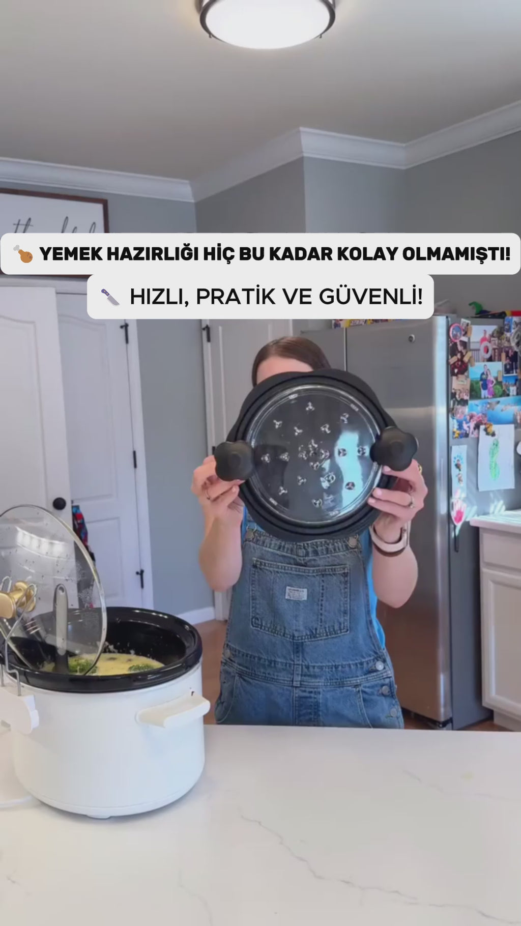 Şeffaf Kapaklı Tavuk Parçalayıcı - Tavuk, Dana Eti, Lahana ve Daha Fazlası İçin Kaymaz Döner Et ve Sebze Doğrayıcı